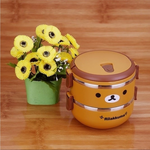 2 tiers Rilakkuma bento box - Picture 5 of 5